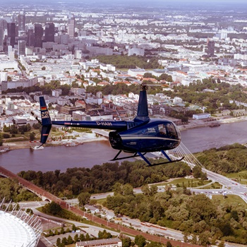 A scenic helicopter flight over Warsaw Basic