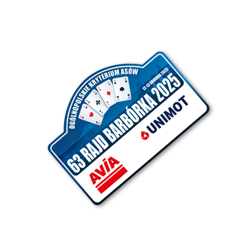 Naklejka pamiątkowa duża Rajd Barbórka 2025