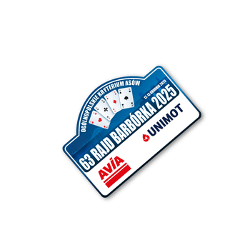 Naklejka pamiątkowa mała Rajd Barbórka 2025